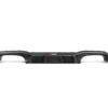 Akrapovič Rear Carbon Fiber Diffuser - Matte - Diffuseur
