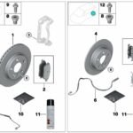 Kit rép. garnitures de freins s. amiante HA (34216859917)