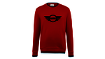 MINI Sweatshirt Men Wing Logo Loop Black/Whte, M